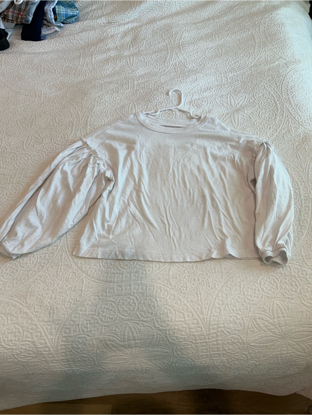 aerie White Short Sleeve Crew Neck T-Shirt